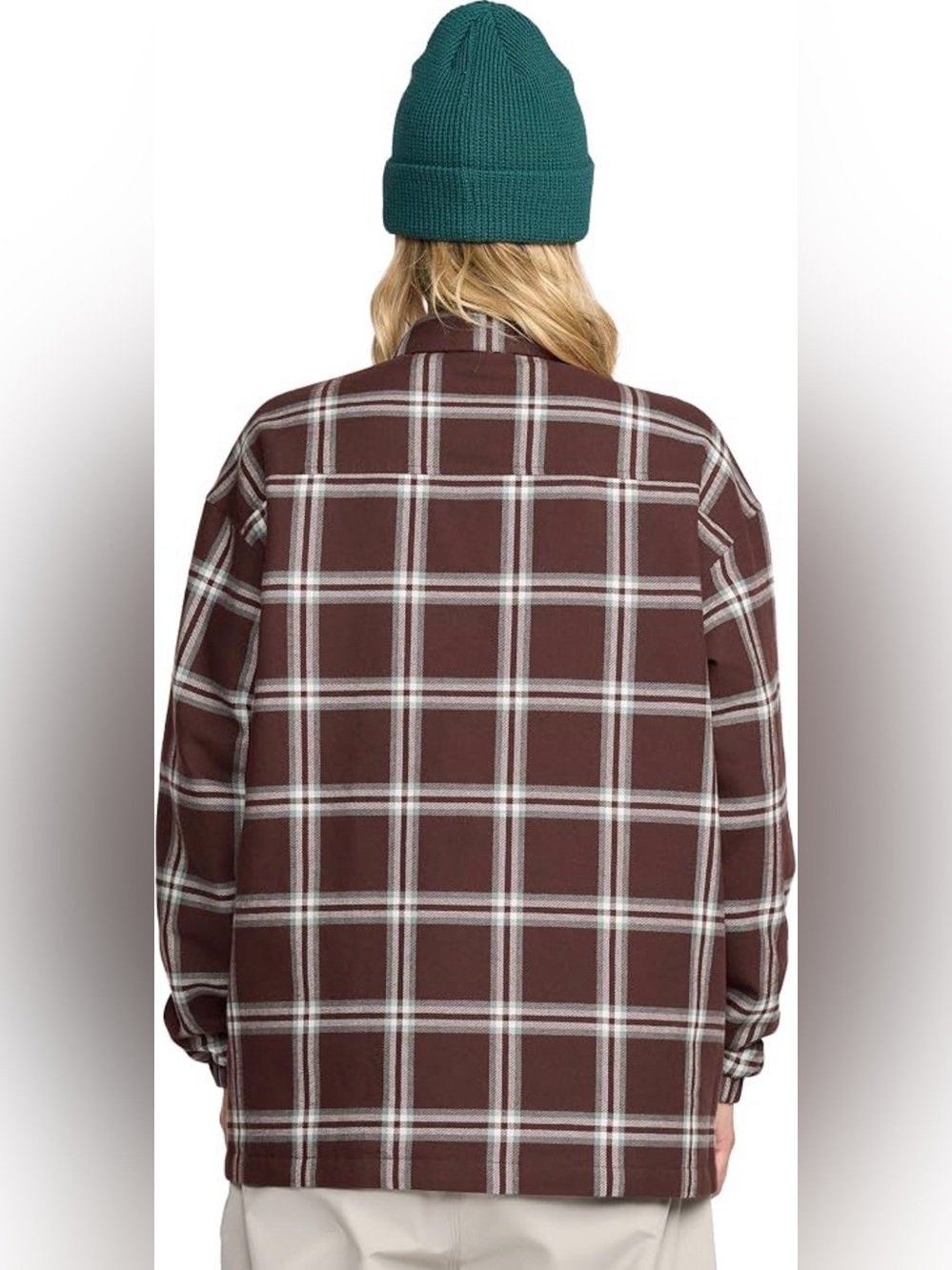 Volcom Insulated Riding Flannel Jacket Size Small - Picture 4 of 6